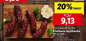 Lidl Kiełbasa myśliwska Regionalne Szlaki oferta