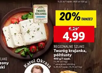 Lidl Twaróg półtłusty krajanka Regionalne Szlaki oferta