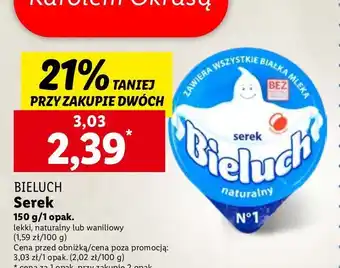 Lidl Serek wanilia Bieluch oferta
