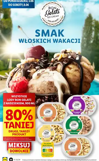 Lidl Lody niocciolata Bon Gelati oferta