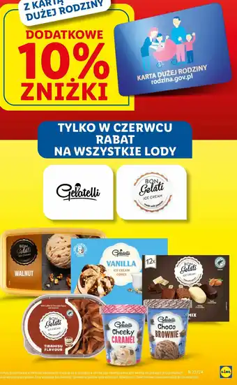 Lidl Lody cheeky caramel Gelatelli oferta