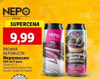 Lidl Piwo Nepomucen Choco Fruit oferta