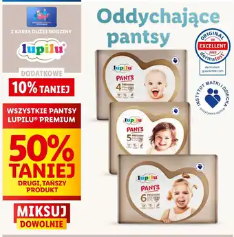 Lidl Pieluchomajtki 6 extra large Lupilu Pants Premium oferta