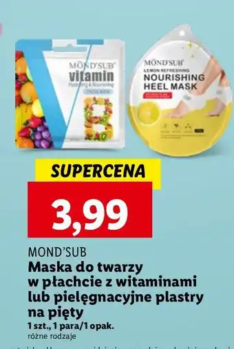 Lidl Maska odżywcza z cytryną Mond'sub oferta