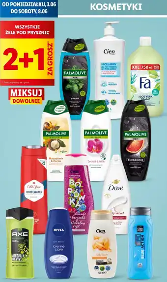 Lidl Żel pod prysznic sport Palmolive For Men oferta