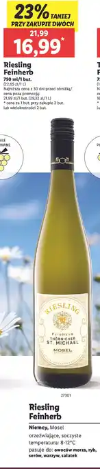 Lidl Wino Riesling Feinherb oferta