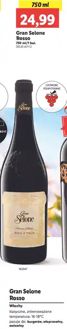 Lidl Wino Gran Selone Rosso oferta