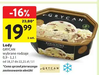 Intermarche Lody GRYCAN 0,9-1,1l oferta