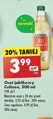 Biedronka Ocet jabłkowy 6% Culineo oferta