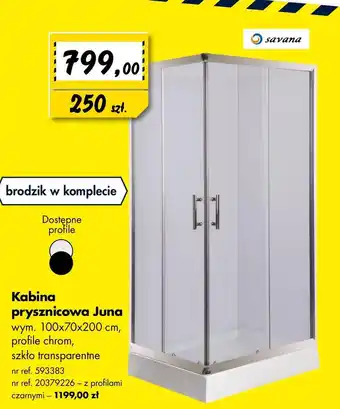 Bricoman Kabina prysznicowa Savana oferta