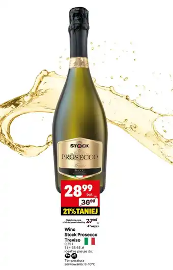 Delikatesy Centrum Prosecco Stock oferta