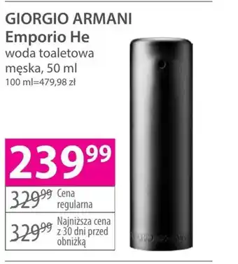 Hebe Woda toaletowa Giorgio Armani oferta