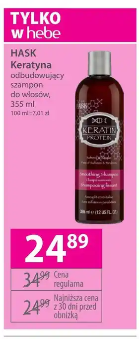 Hebe Szampon HASK oferta