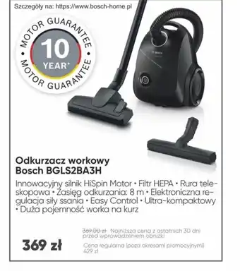 Max Elektro Odkurzacz Bosch oferta