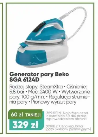 Max Elektro Generator pary Beko oferta