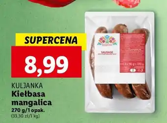 Lidl Kiełbasa mangalica Kuljanka oferta