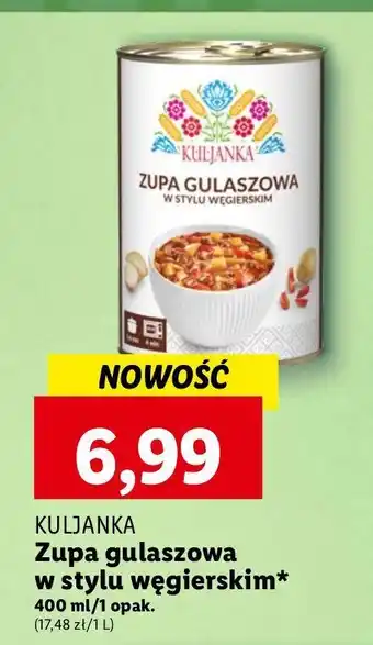 Zupa gulaszowa Kuljanka
