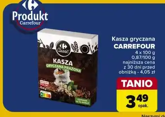 Carrefour Kasza gryczana prażona Carrefour oferta