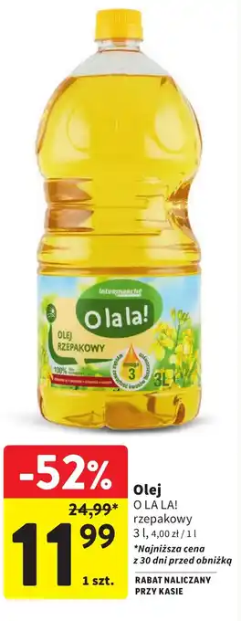 Intermarche Olej O LA LA! 3l oferta