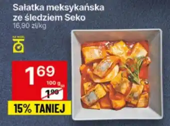 Delikatesy Centrum Sałatka meksykańska ze śledziem Seko 100g oferta