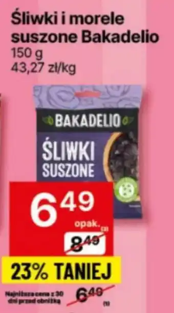 Delikatesy Centrum Śliwki i morele suszone Bakadelio 150g oferta