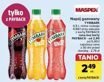 Carrefour Napój cola + wiśnia Tymbark Colove oferta