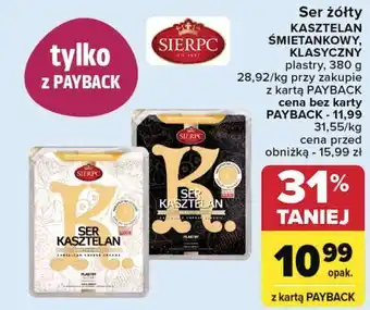 Carrefour Ser kasztelan śmietankowy Sierpc oferta