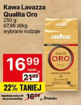 Delikatesy Centrum Kawa Lavazza Qualita Oro 250g oferta