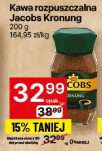 Delikatesy Centrum Kawa rozpuszczalna Jacobs Kronung 200g oferta