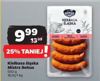 Netto Kiełbasa śląska Mistrz Rohus 550 g oferta