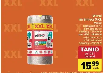 Carrefour Worki na smieci 60 l Vigo! oferta