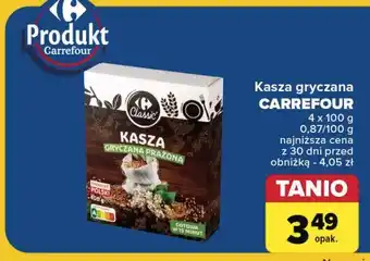 Carrefour Kasza gryczana prażona Carrefour oferta