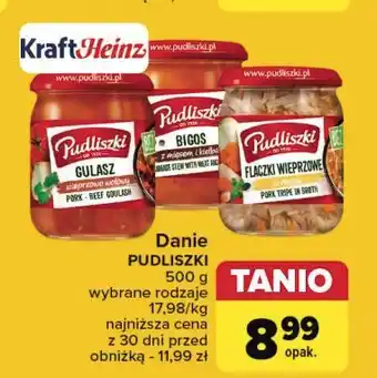 Carrefour Bigos z mięsem i kiełbasą Pudliszki oferta