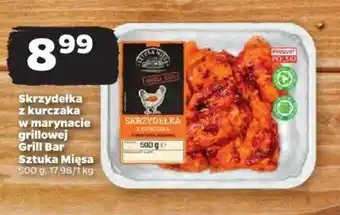 Netto Skrzydełka z kurczaka w marynacie grillowej Grill Bar Sztuka Mięsa 500 g oferta