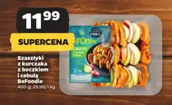 Netto Szaszłyki z kurczaka z boczkiem i cebulą BeFoodie 400 g oferta