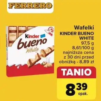 Carrefour Baton Kinder Bueno White oferta