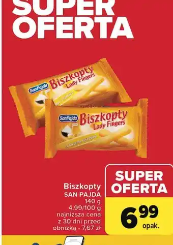 Carrefour Biszkopty lady fingers San Pajda oferta