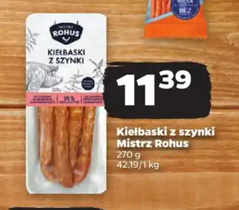 Netto Kiełbaski z szynki Mistrz Rohus 270 g oferta