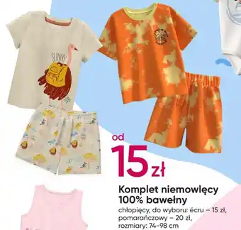 Pepco Komplet niemowlęcy 100% bawełny oferta