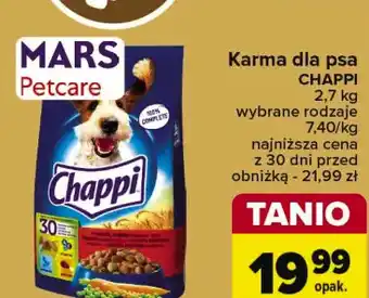 Carrefour Karma dla psa wołowina Chappi oferta