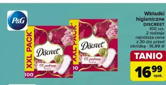 Carrefour Wkładki normal mega economy Discreet oferta
