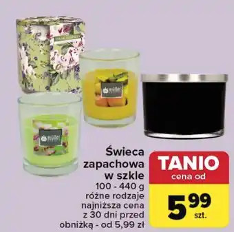 Carrefour Świeca zapachowa w szkle oferta