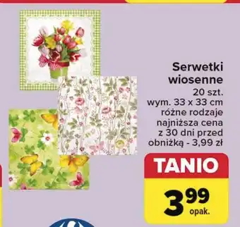 Serwetki wiosenne wym. 33 x cm
