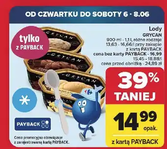 Carrefour Lody bakaliowe Grycan oferta