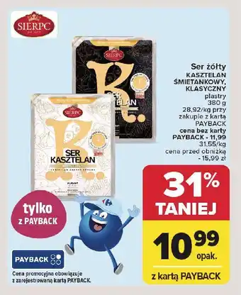 Carrefour Ser kasztelan śmietankowy Sierpc oferta