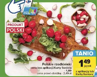 Carrefour Rzodkiewka polska oferta