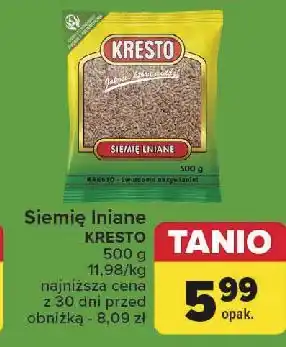 Carrefour Siemie lniane Kresto oferta