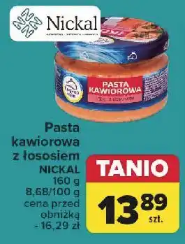 Carrefour Pasta kawiorowa z łososiem Vodnyj Svit oferta