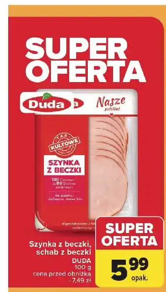 Carrefour Schab z beczki Silesia Duda Specialite Nasze Polskie! oferta