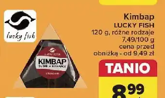 Carrefour Kimbap z łososiem Lucky Fish oferta